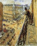 Edvard Munch Streetscape oil painting artist